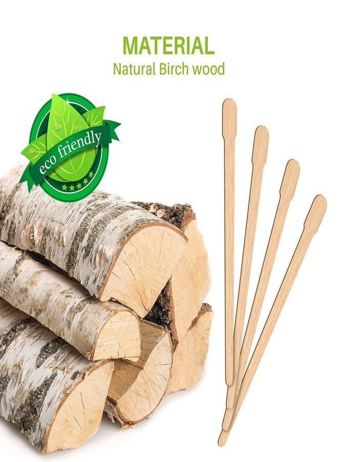Mibly 500 Pcs Wooden Wax Sticks - Eyebrow, Lip, Nose Small Waxing Applicator Sticks for Hair Removal and Smooth Skin - Spa and Home Usage - Image 3